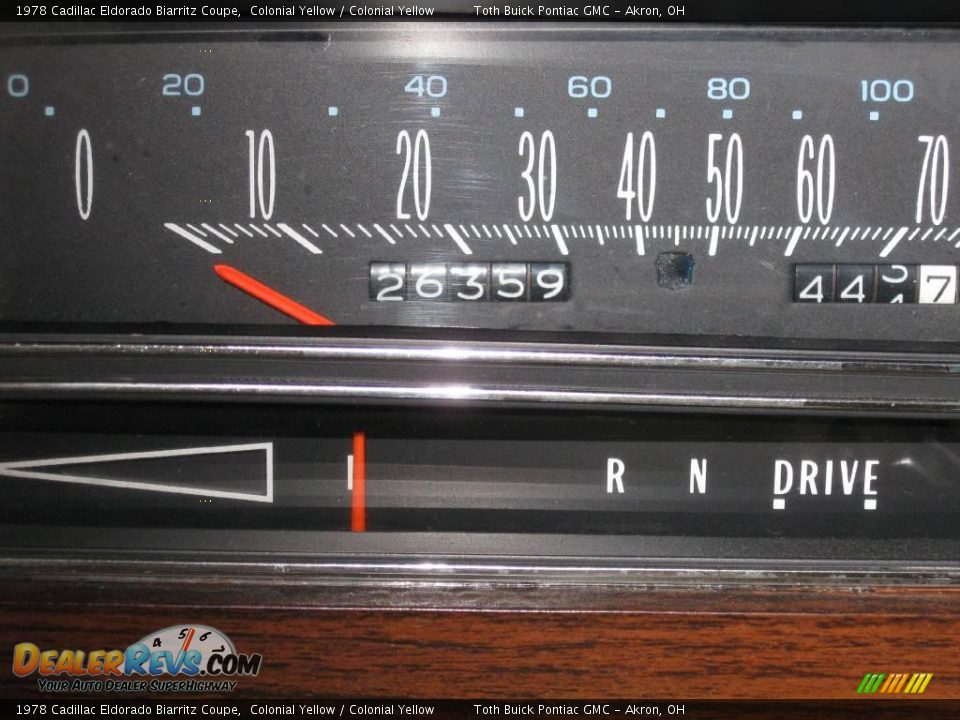 1978 Cadillac Eldorado Biarritz Coupe Colonial Yellow / Colonial Yellow Photo #24