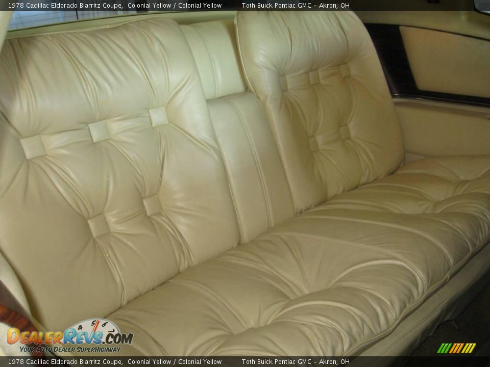 1978 Cadillac Eldorado Biarritz Coupe Colonial Yellow / Colonial Yellow Photo #27