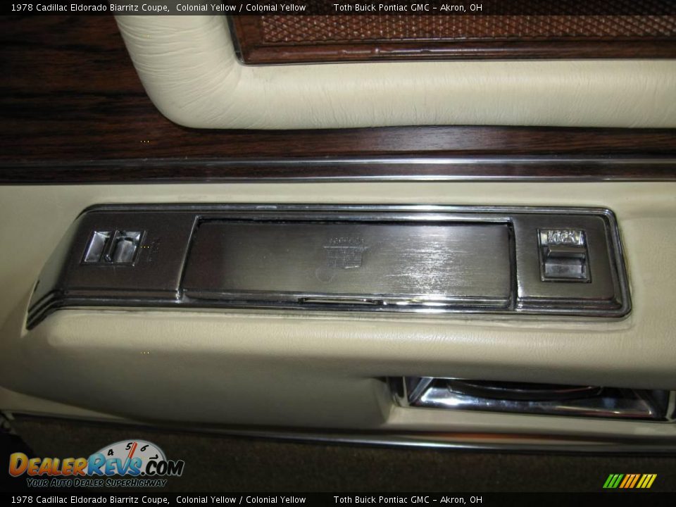 1978 Cadillac Eldorado Biarritz Coupe Colonial Yellow / Colonial Yellow Photo #29