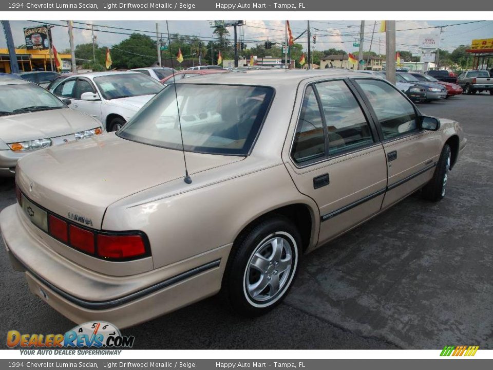 1994 Chevrolet Lumina Sedan Light Driftwood Metallic / Beige Photo #4