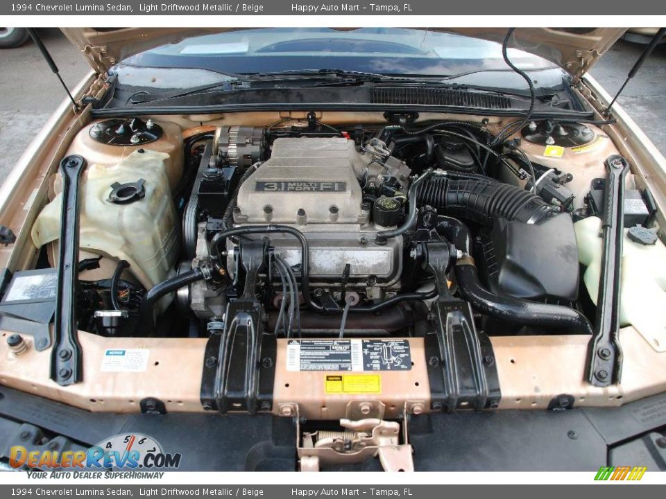 1994 Chevrolet Lumina Sedan Light Driftwood Metallic / Beige Photo #12