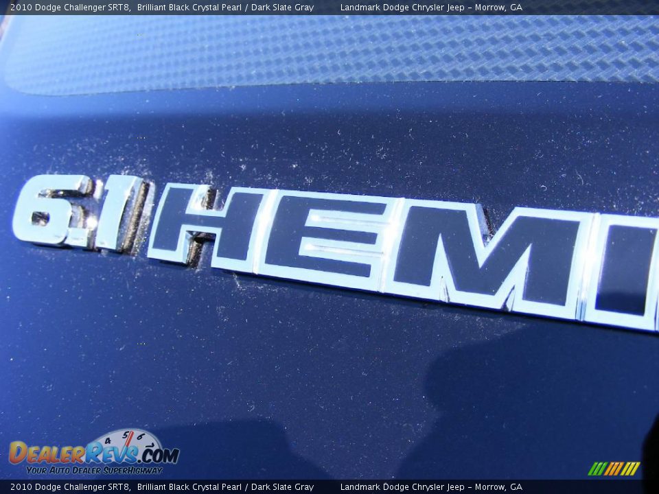 2010 Dodge Challenger SRT8 Brilliant Black Crystal Pearl / Dark Slate Gray Photo #6