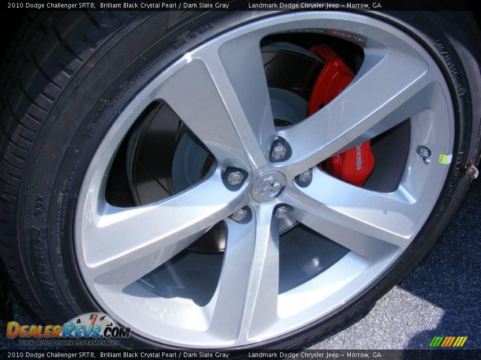 2010 Dodge Challenger SRT8 Brilliant Black Crystal Pearl / Dark Slate Gray Photo #13
