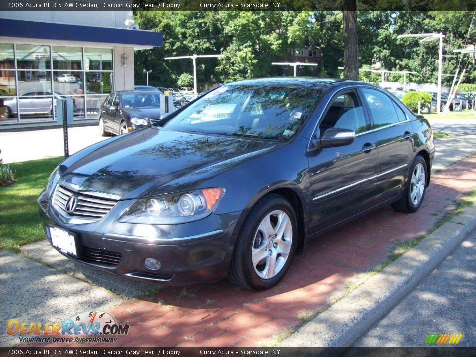 2006 Acura RL 3.5 AWD Sedan Carbon Gray Pearl / Ebony Photo #2
