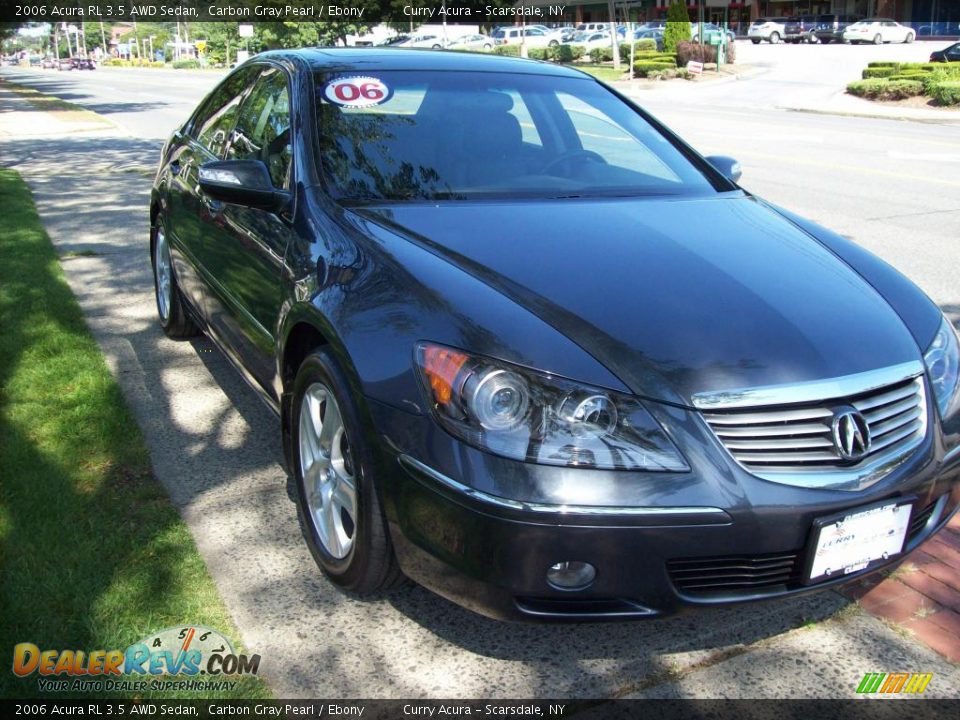 2006 Acura RL 3.5 AWD Sedan Carbon Gray Pearl / Ebony Photo #4