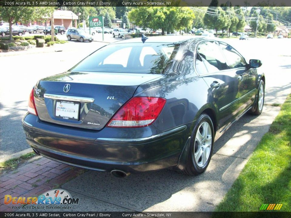 2006 Acura RL 3.5 AWD Sedan Carbon Gray Pearl / Ebony Photo #5