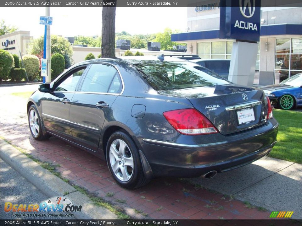 2006 Acura RL 3.5 AWD Sedan Carbon Gray Pearl / Ebony Photo #7