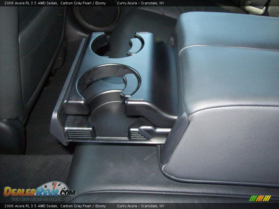 2006 Acura RL 3.5 AWD Sedan Carbon Gray Pearl / Ebony Photo #11