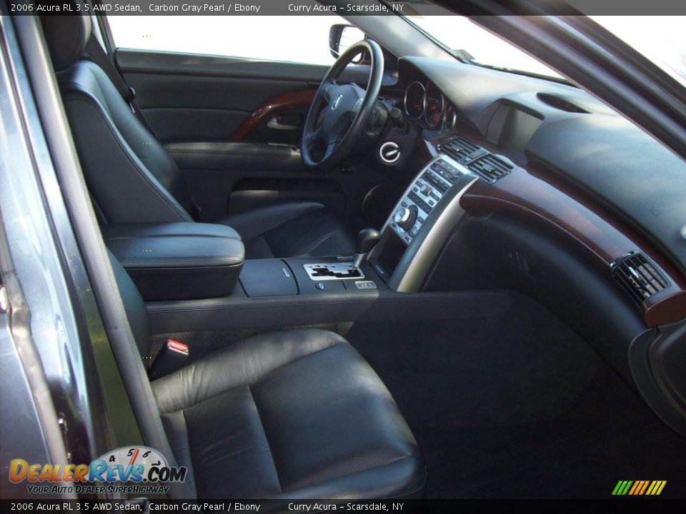 2006 Acura RL 3.5 AWD Sedan Carbon Gray Pearl / Ebony Photo #13