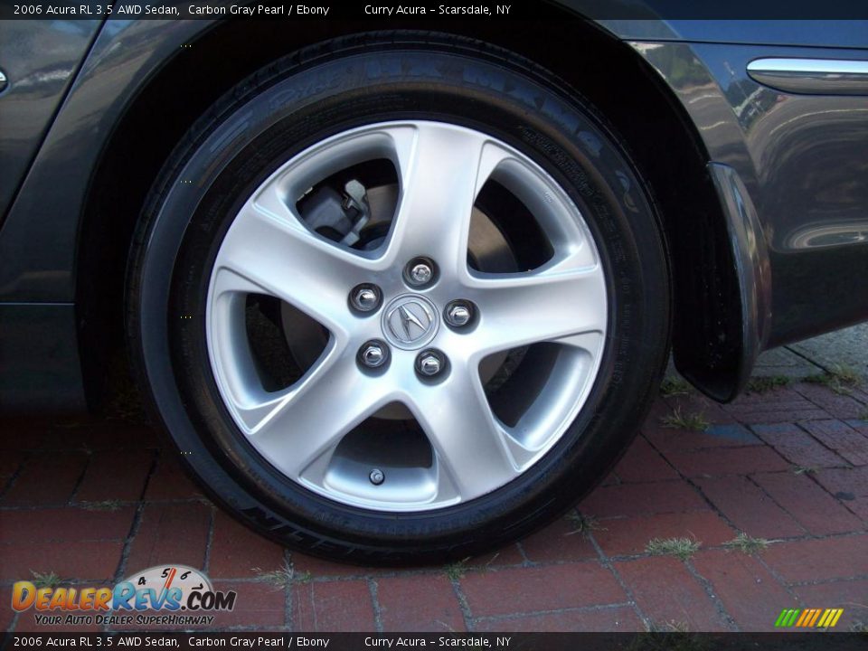 2006 Acura RL 3.5 AWD Sedan Carbon Gray Pearl / Ebony Photo #20
