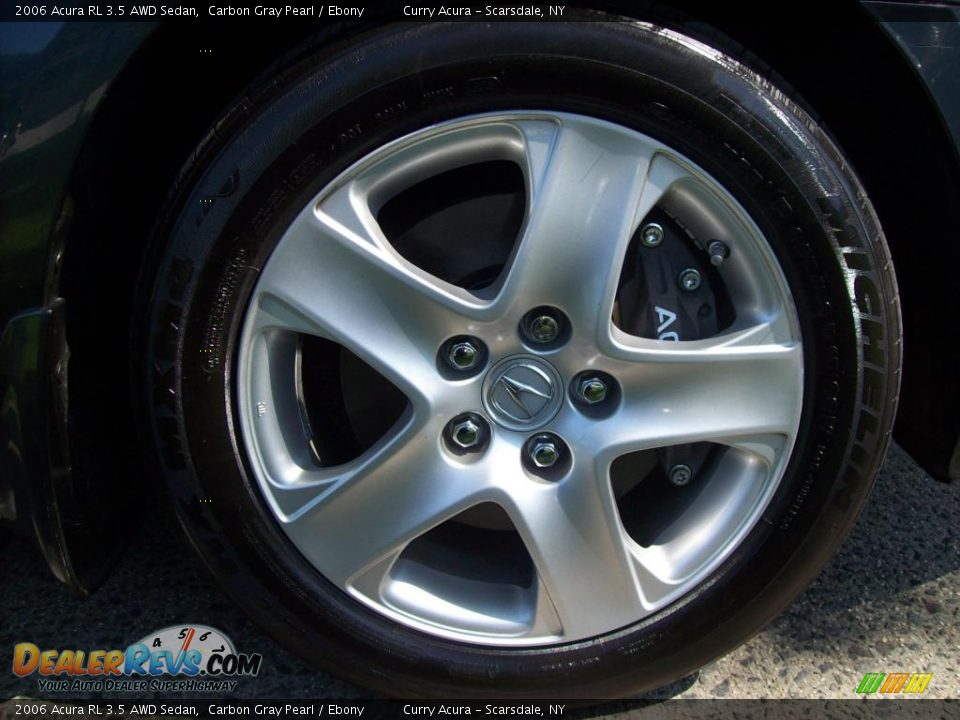 2006 Acura RL 3.5 AWD Sedan Carbon Gray Pearl / Ebony Photo #22
