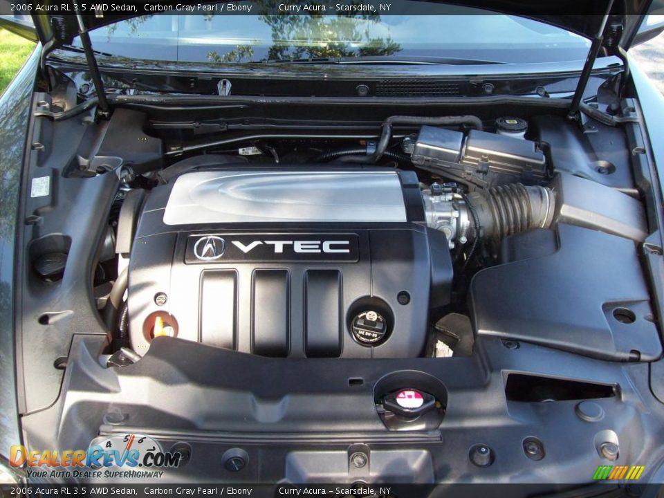 2006 Acura RL 3.5 AWD Sedan Carbon Gray Pearl / Ebony Photo #24