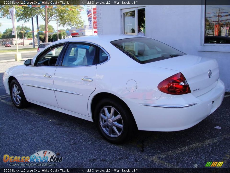 2009 Buick LaCrosse CXL White Opal / Titanium Photo #4