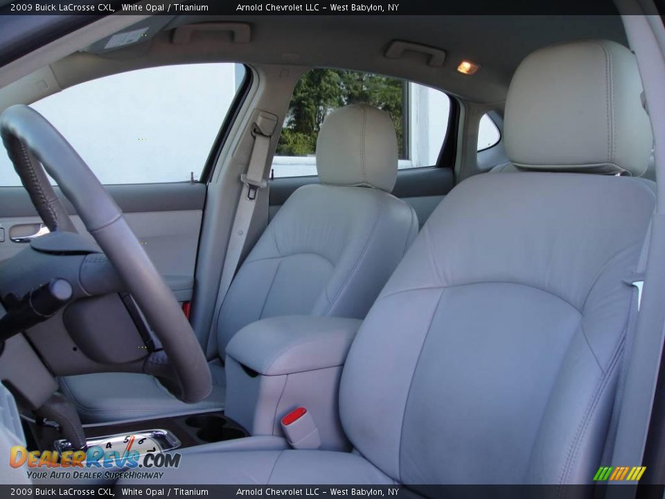 2009 Buick LaCrosse CXL White Opal / Titanium Photo #9