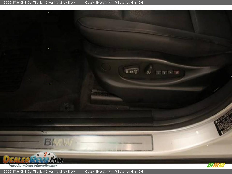 2006 BMW X3 3.0i Titanium Silver Metallic / Black Photo #9
