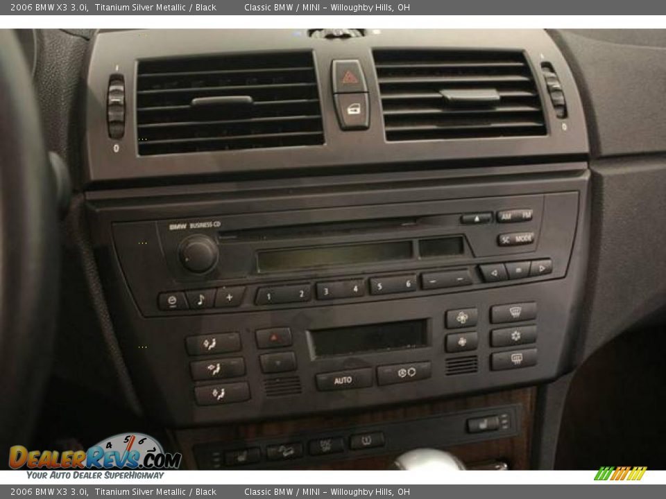 2006 BMW X3 3.0i Titanium Silver Metallic / Black Photo #12