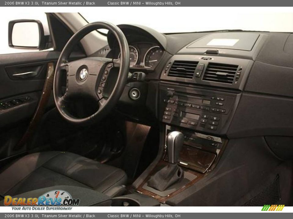2006 BMW X3 3.0i Titanium Silver Metallic / Black Photo #15