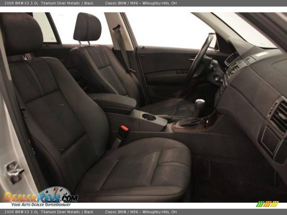 2006 BMW X3 3.0i Titanium Silver Metallic / Black Photo #16