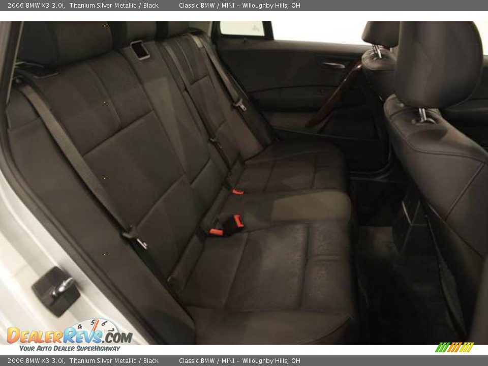 2006 BMW X3 3.0i Titanium Silver Metallic / Black Photo #17
