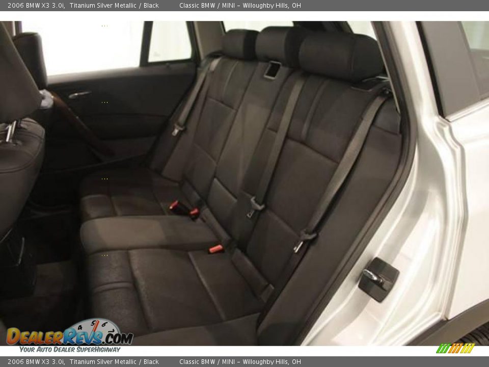 2006 BMW X3 3.0i Titanium Silver Metallic / Black Photo #18