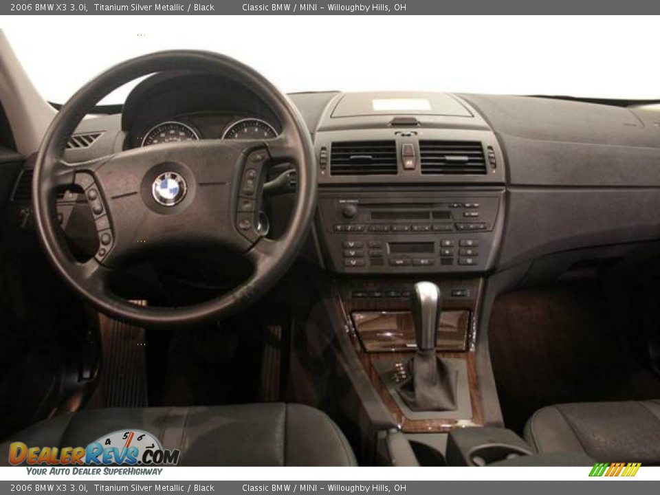 2006 BMW X3 3.0i Titanium Silver Metallic / Black Photo #19
