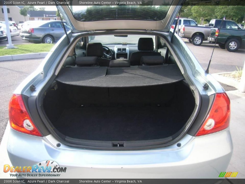 2006 Scion tC Azure Pearl / Dark Charcoal Photo #8