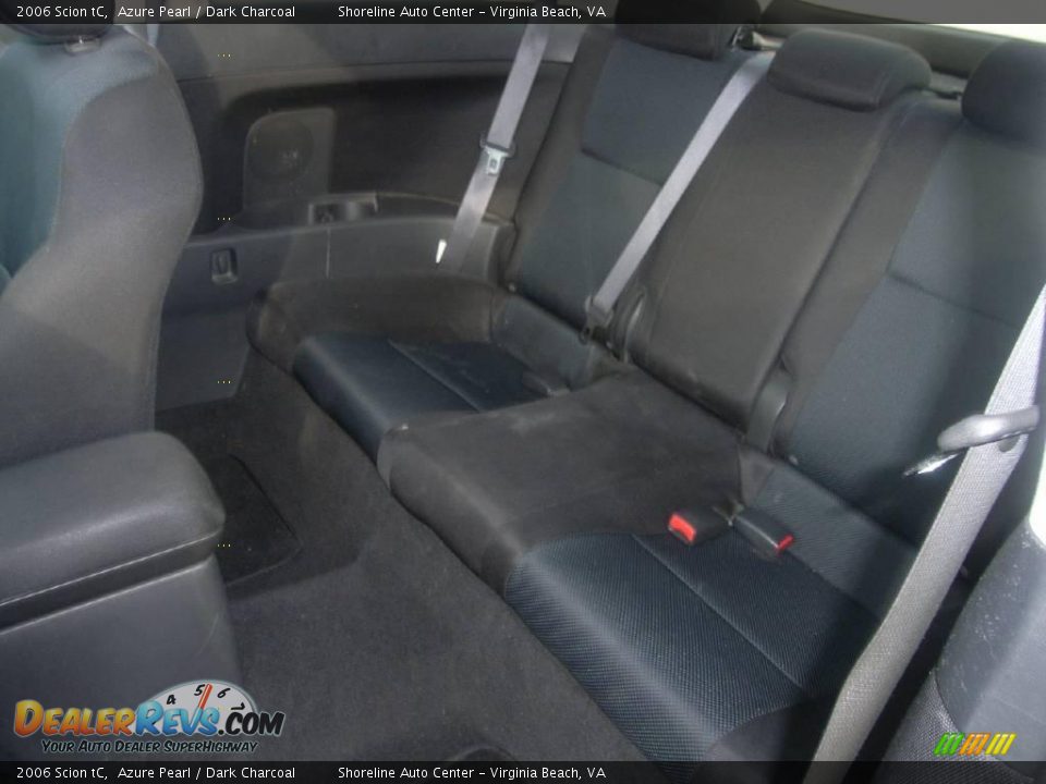 2006 Scion tC Azure Pearl / Dark Charcoal Photo #11