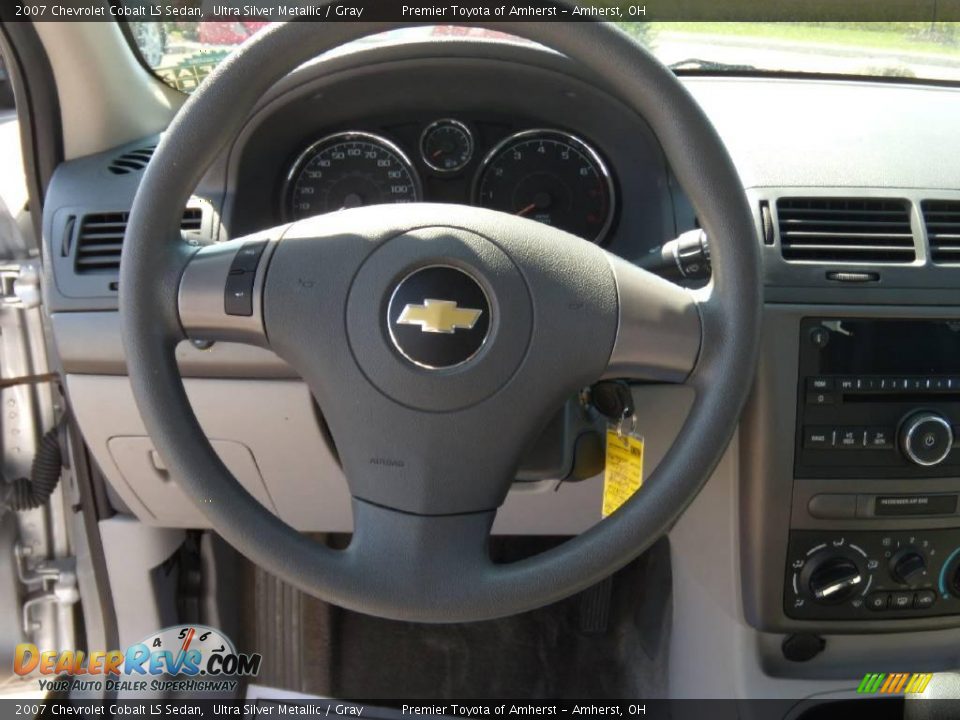 2007 Chevrolet Cobalt LS Sedan Ultra Silver Metallic / Gray Photo #13