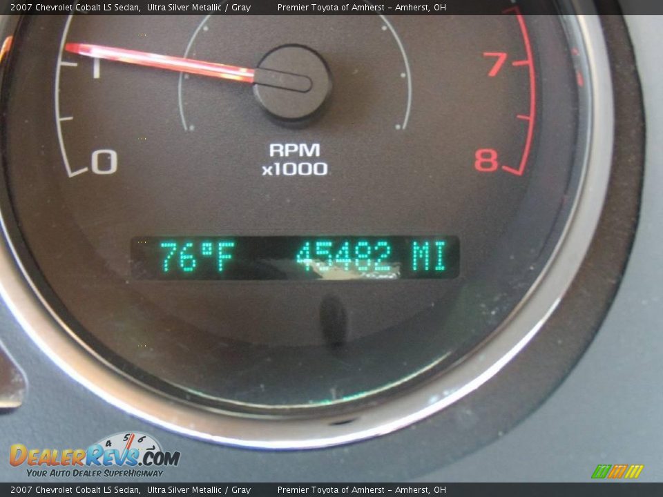 2007 Chevrolet Cobalt LS Sedan Ultra Silver Metallic / Gray Photo #14