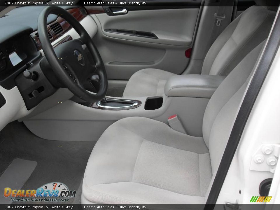 2007 Chevrolet Impala LS White / Gray Photo #14
