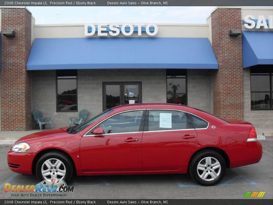 2008 Chevrolet Impala LS Precision Red / Ebony Black Photo #1