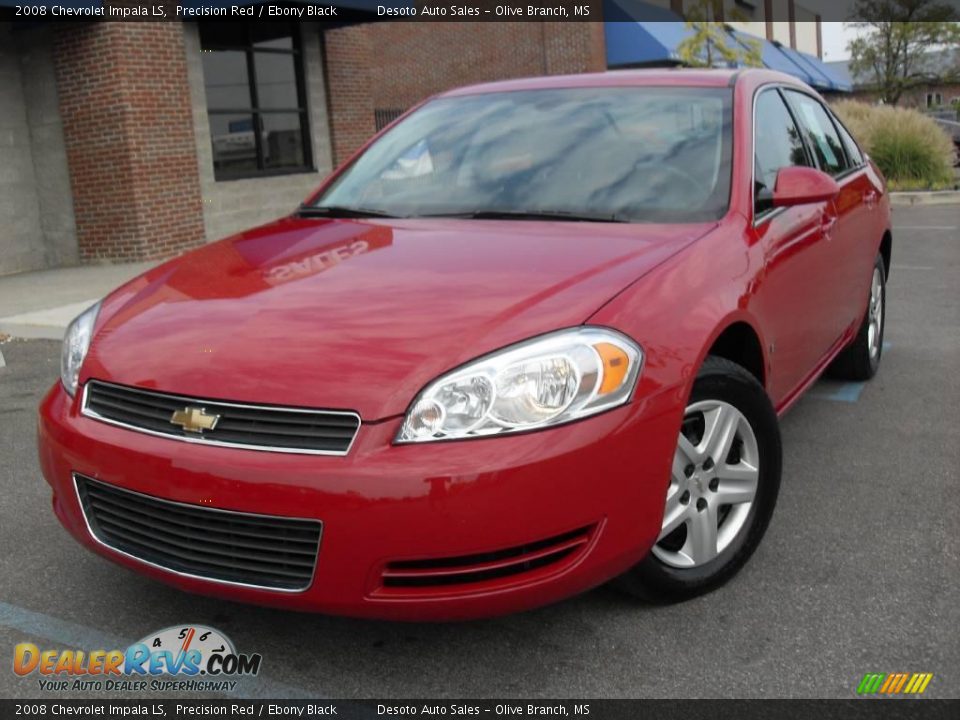 2008 Chevrolet Impala LS Precision Red / Ebony Black Photo #2