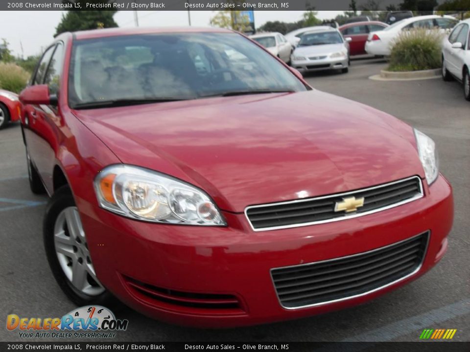 2008 Chevrolet Impala LS Precision Red / Ebony Black Photo #4