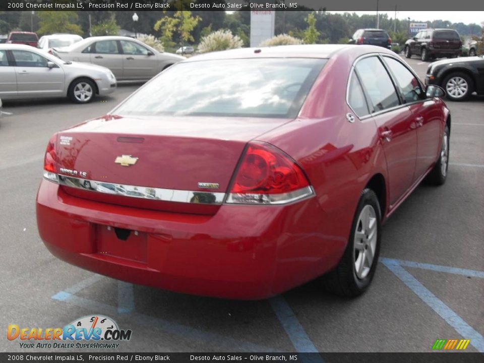 2008 Chevrolet Impala LS Precision Red / Ebony Black Photo #6
