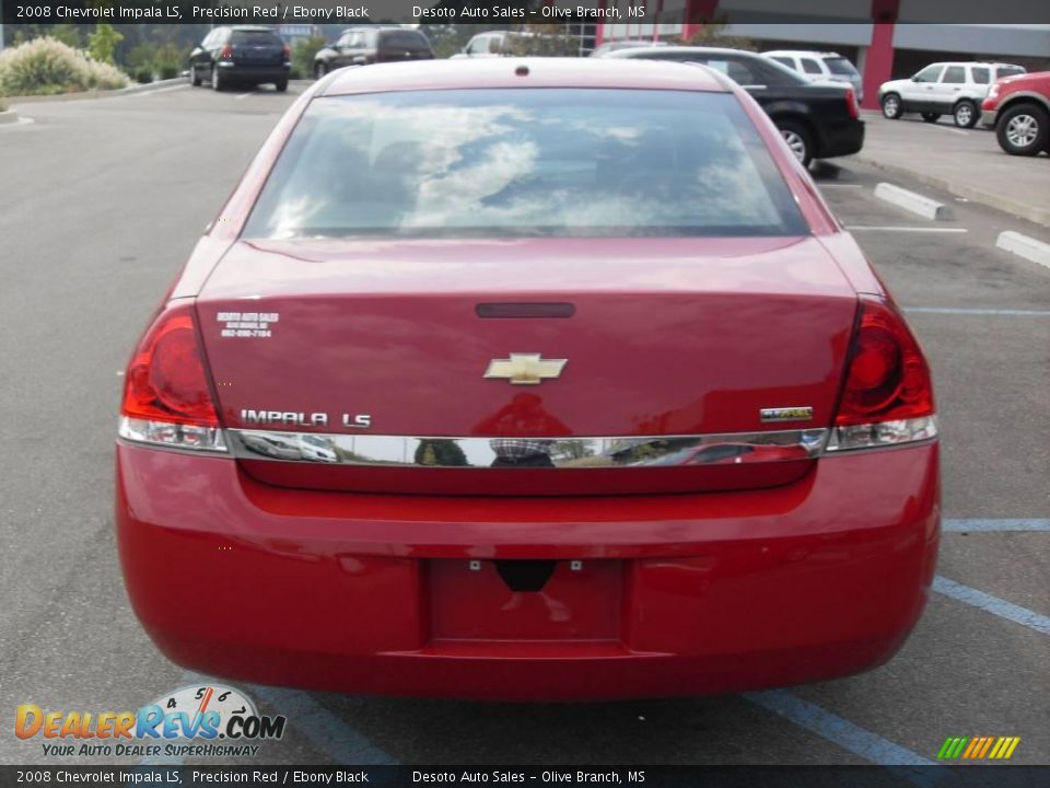 2008 Chevrolet Impala LS Precision Red / Ebony Black Photo #7
