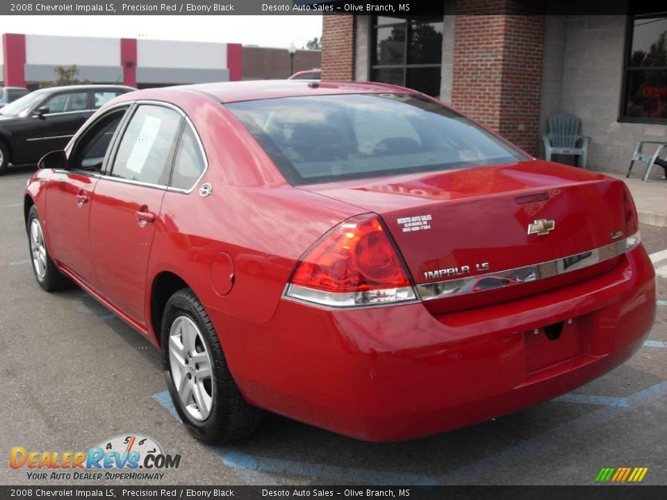 2008 Chevrolet Impala LS Precision Red / Ebony Black Photo #8