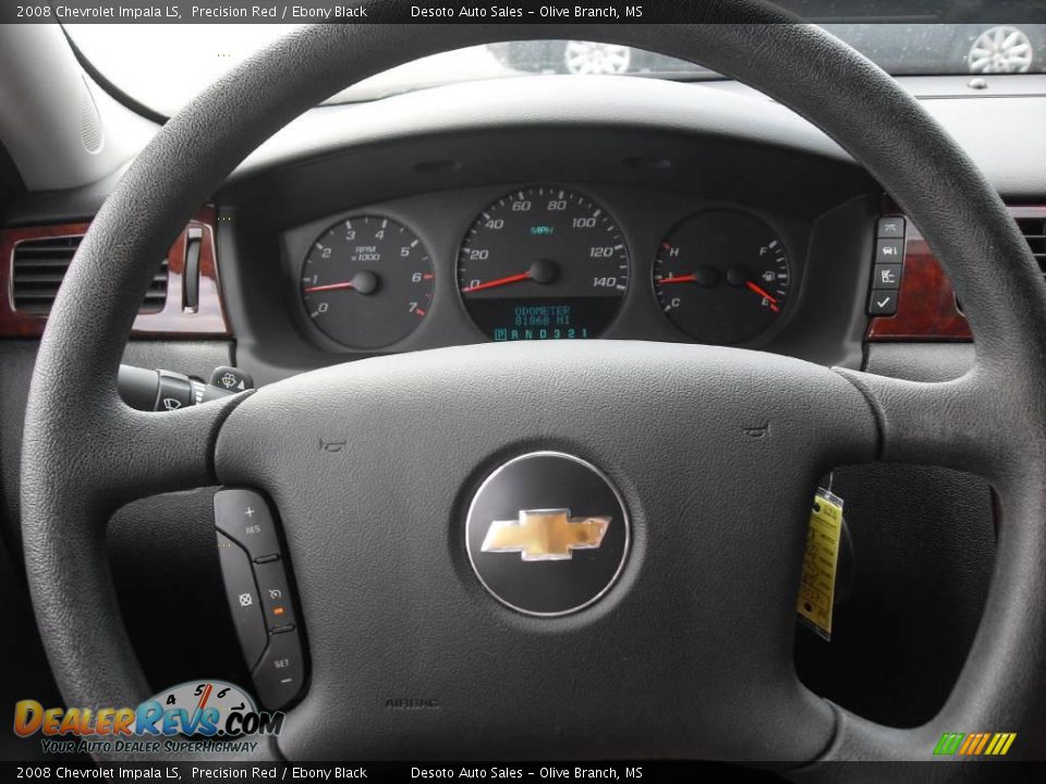 2008 Chevrolet Impala LS Precision Red / Ebony Black Photo #10