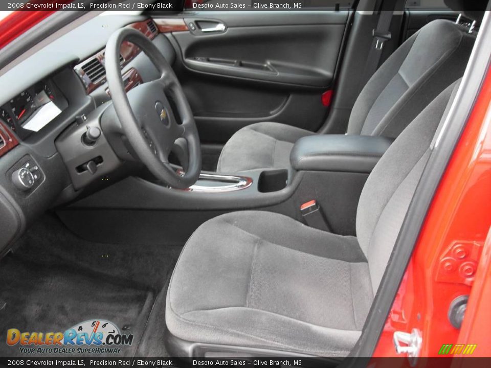 2008 Chevrolet Impala LS Precision Red / Ebony Black Photo #14