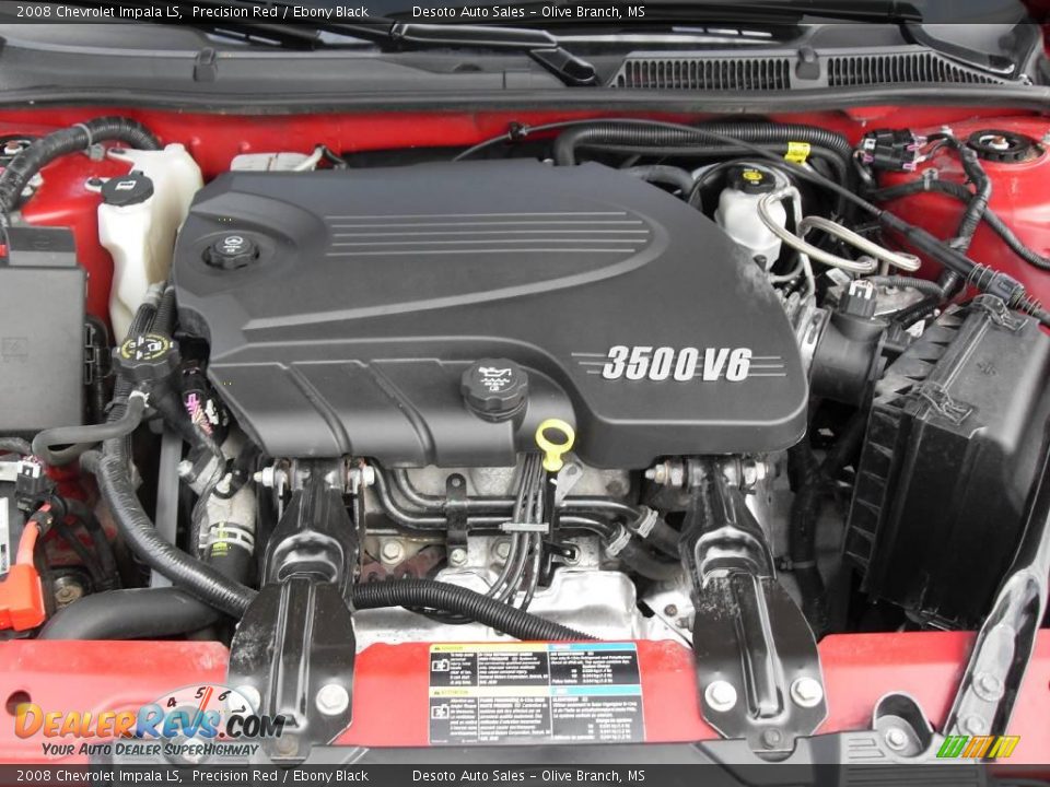 2008 Chevrolet Impala LS Precision Red / Ebony Black Photo #19