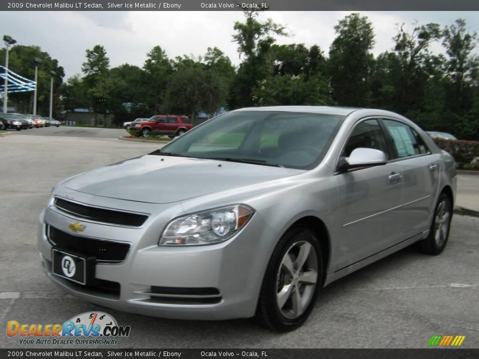 2009 Chevrolet Malibu LT Sedan Silver Ice Metallic / Ebony Photo #7