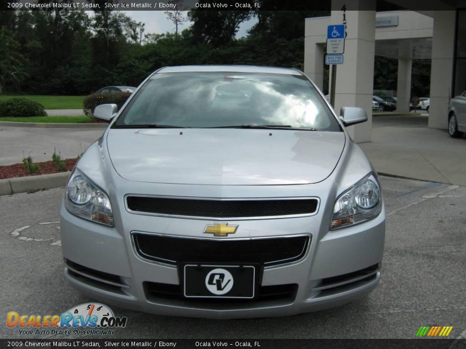2009 Chevrolet Malibu LT Sedan Silver Ice Metallic / Ebony Photo #8