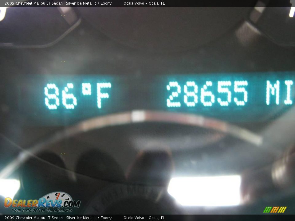 2009 Chevrolet Malibu LT Sedan Silver Ice Metallic / Ebony Photo #15