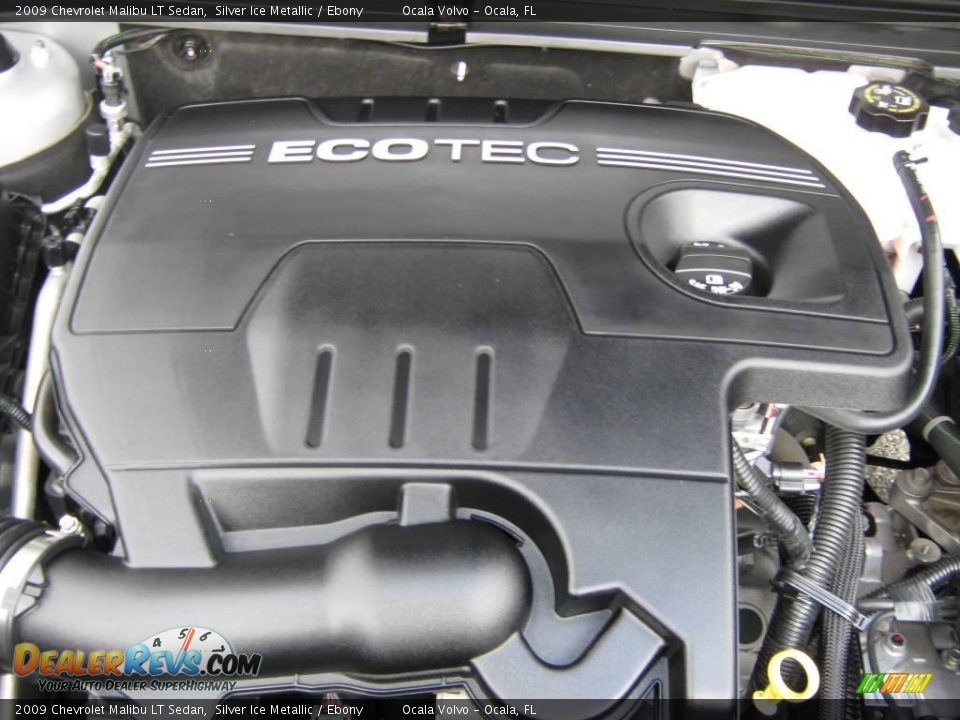 2009 Chevrolet Malibu LT Sedan Silver Ice Metallic / Ebony Photo #27