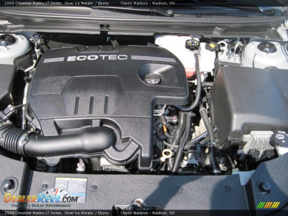 2009 Chevrolet Malibu LT Sedan Silver Ice Metallic / Ebony Photo #32