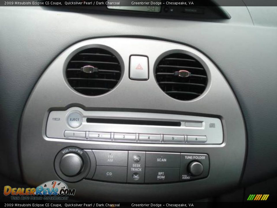 2009 Mitsubishi Eclipse GS Coupe Quicksilver Pearl / Dark Charcoal Photo #14