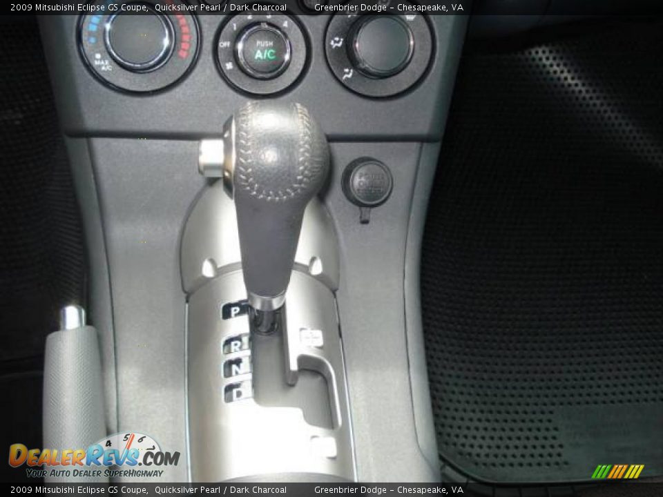 2009 Mitsubishi Eclipse GS Coupe Quicksilver Pearl / Dark Charcoal Photo #16