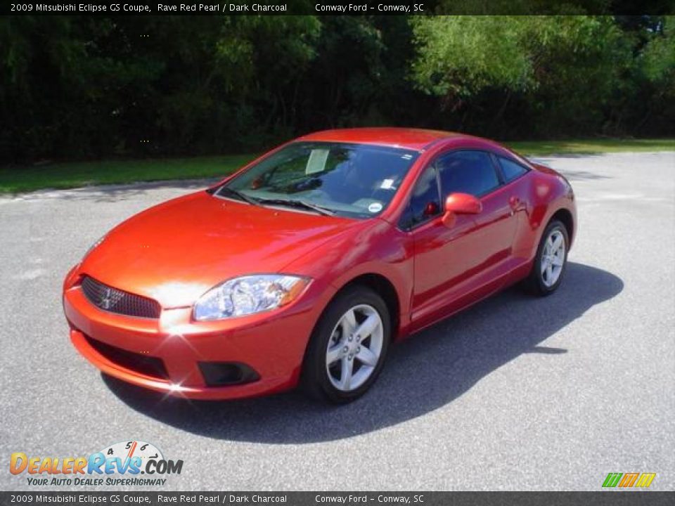 2009 Mitsubishi Eclipse GS Coupe Rave Red Pearl / Dark Charcoal Photo #1
