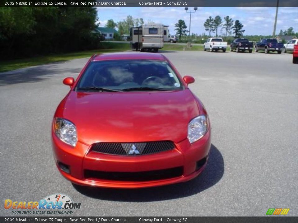 2009 Mitsubishi Eclipse GS Coupe Rave Red Pearl / Dark Charcoal Photo #2