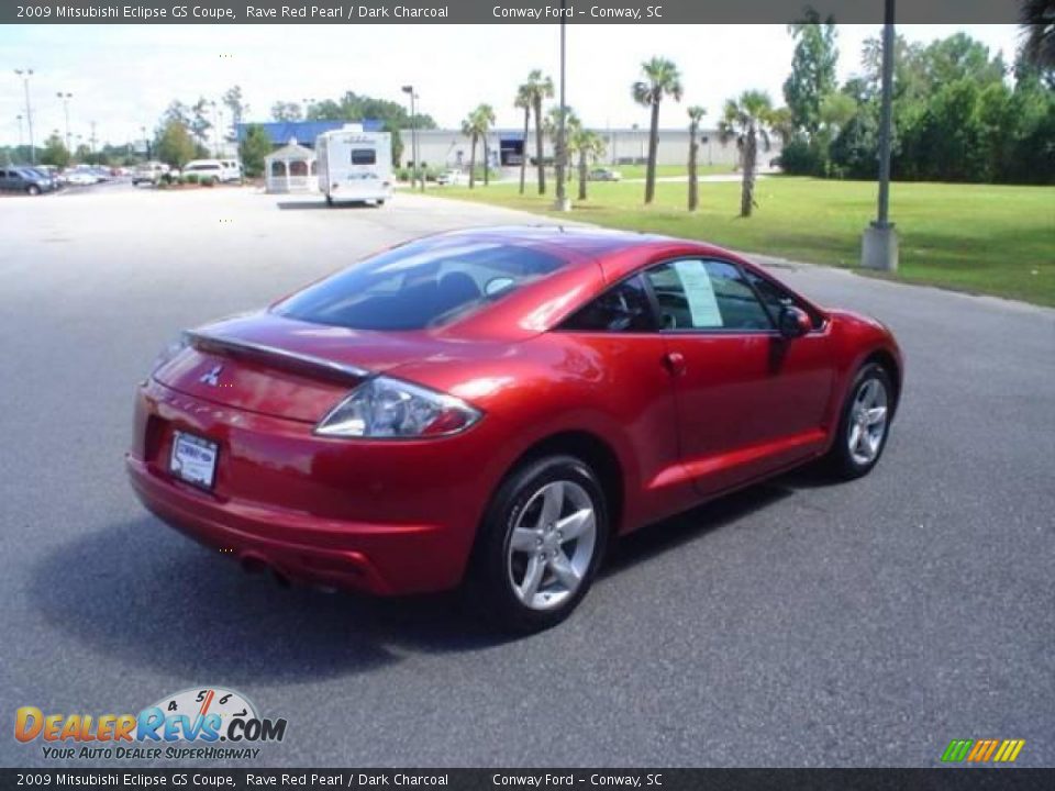 2009 Mitsubishi Eclipse GS Coupe Rave Red Pearl / Dark Charcoal Photo #5
