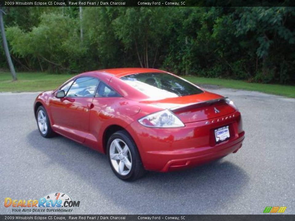 2009 Mitsubishi Eclipse GS Coupe Rave Red Pearl / Dark Charcoal Photo #7